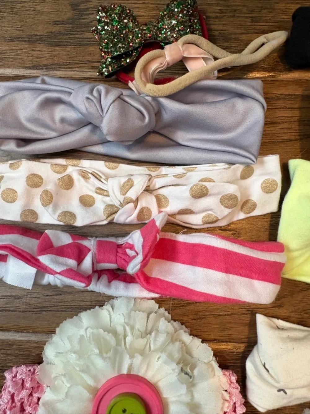 Girls' Assorted Knot & Floral Headband Set - Multi-Color